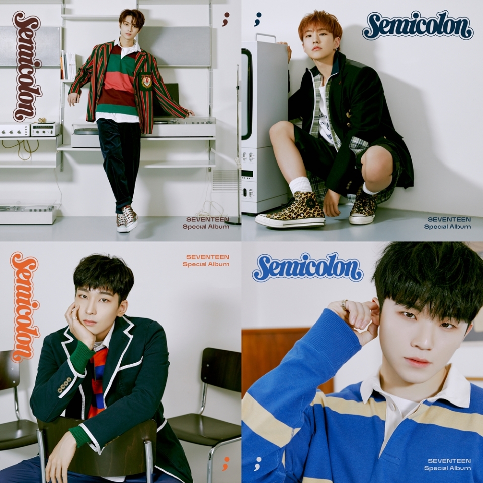 세븐틴 준-호시-원우-우지, '; [Semicolon]' 오피셜 포토 공개…“청춘의