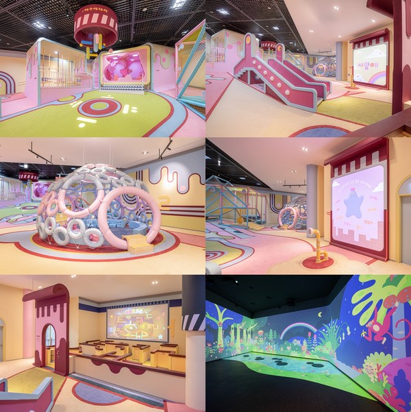 한글놀이터 사전체험단 행사 및 체험 전시실 전경/사진=국립한글박물관 제공