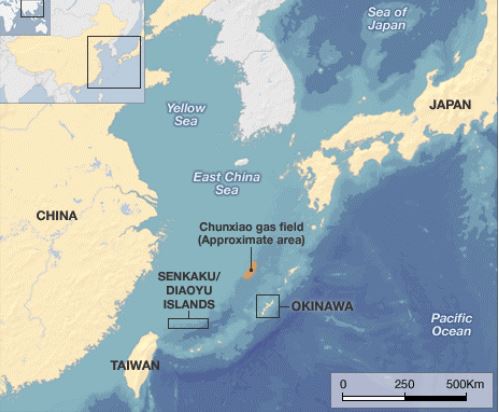 오키나와와 센카쿠의 위치, 사진=아시아퍼시픽저널