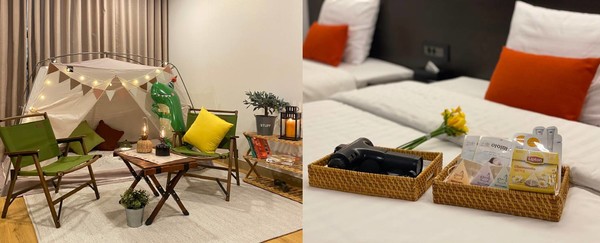 하이서울유스호스텔의 글램핑·릴랙스 패키지(사진=하이서울유스호스텔 제공)