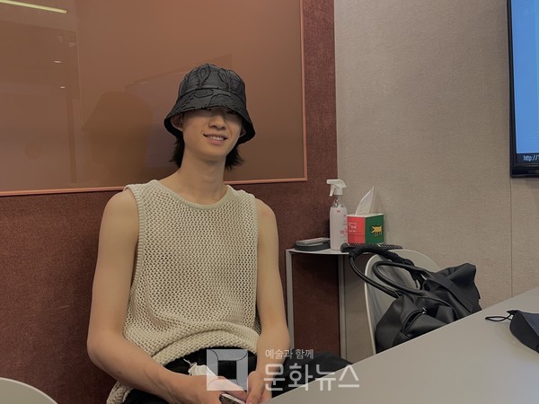 문화뉴스 본사를 방문한 신예 모델 김민준