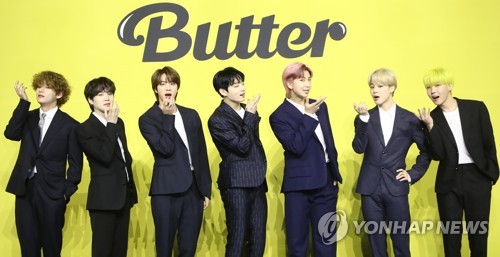 디지털 싱글 '버터'(Butter) 발매 글로벌 기자간담회 / 사진 = 연합뉴스 제공