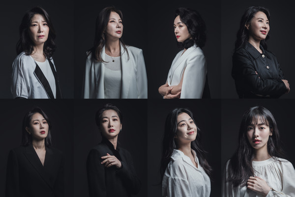 연극 '분장실' 출연 배우진 = T2N미디어 제공.