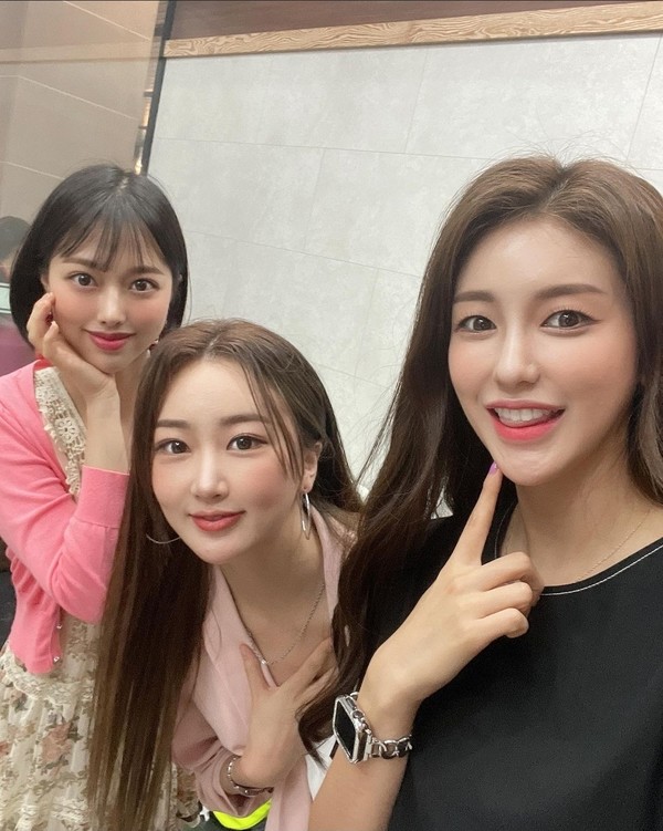 (좌측부터) 나소예, 달수빈, 김연정 (사진=김연정SNS)