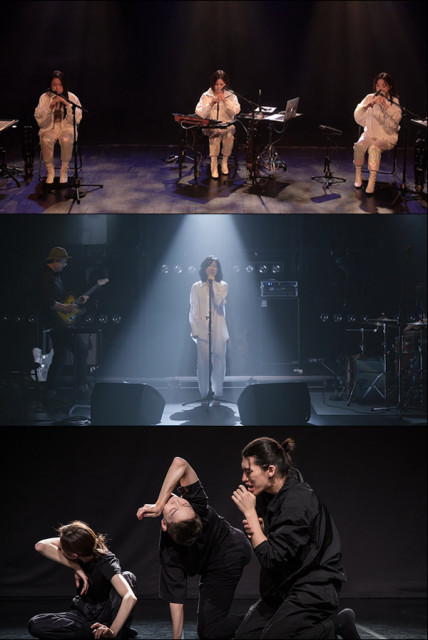 2020 신진국악실험무대. 위부터 기악 삐리뿌, 성악 서진실, 무용 박철순 프로젝트/사진=전통공연예술진흥재단 제공