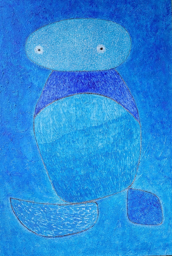 우영충 '푸른 개구리' (사진=대구문화재단 제공)