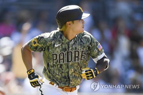 시즌 6호 홈런을 친 김하성[게티이미지/AFP=연합뉴스]