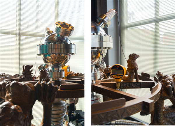 백정기 작가의 설치 작품 'Fusor'의 부분 이미지(사진 = 스페이스 윌링앤딜링 제공)