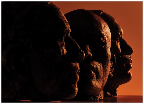 故권진규의 조각상을 담은 목정욱의 작품  'Study of “Self-Portrait” fig no. 108' (사진 = PKM갤러리 제공)