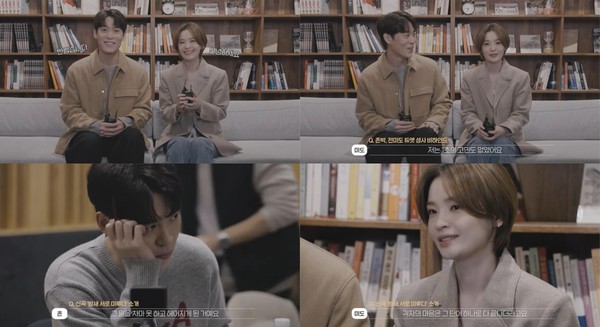 존박과 전미도의 레코딩 메이킹 필름/사진=뮤직팜 제공