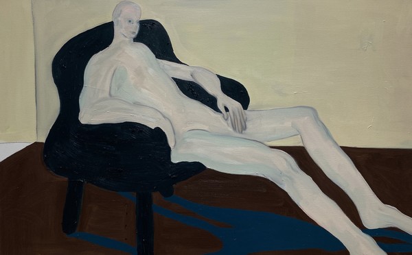 앉아있는_object, oil on canvas, 72.7×116.8cm, 2022
