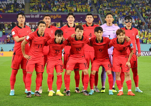 2022 카타르 월드컵 한국 축구 대표팀 (사진 = 연합뉴스)