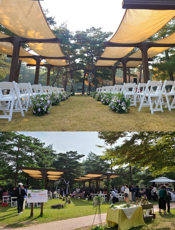 사진=월드컵공원 소풍결혼식장 전경/서울특별시 제공