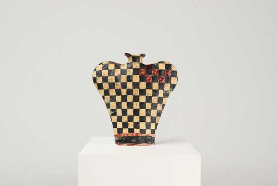 Alibi series 3 : love 병, 26x7x26(h)cm, stoneware, glaze, 2023