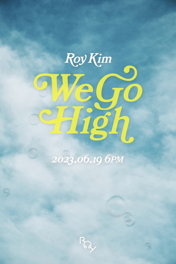 사진=로이킴 새 싱글 'WE GO HIGH' 포스터 / 웨이크원 제공