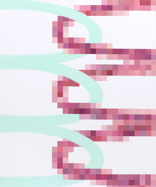 이세명, Fasten(2022), 캔버스에 아크릴, 72.7 x 60.6 cm
