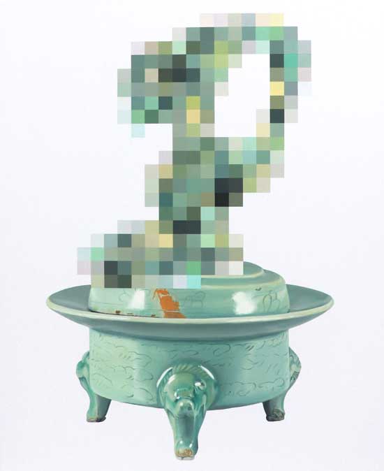 이세명, Just a sculpture(2023), 캔버스에 유채와 아크릴, 80.3 x 65.2 cm