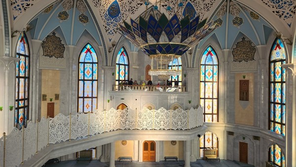 사진 = 쿨샤리프 모스크 내부 / Kul Sharif Mosque, Kazan Tatarstan