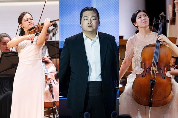 사진 = 왼쪽부터 바이올리니스트 김계희, 테너 손지훈, 첼리스트 이영은 / 차이콥스키콩쿠르 홈페이지 캡처