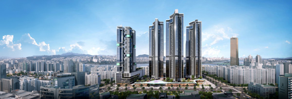 현대건설이 서울 여의도 한양아파트 재건축 수주에 참여하면서 제안한 디에이치 여의도퍼스트 조감도. 현대건설 제공