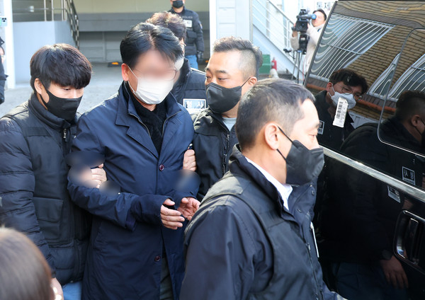 (부산=연합뉴스) 더불어민주당 이재명 대표를 흉기로 찌른 혐의로 구속영장이 청구된 피의자 김모씨.
