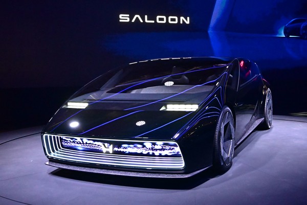 Japanese automaker Honda unveils its electric vehicle concept Saloon during the Consumer Electronics Show (CES) in Las Vegas, Nevada on January 9, 2024. (Photo by Frederic J. Brown / AFP=연합뉴스)