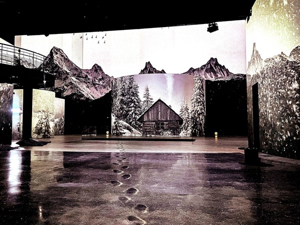 사진=티모넷 제공 / 빛의 벙커, 빛의 시어터, 2024년 맞이 첫 인터루드 쇼 공개...'설산(雪山)'