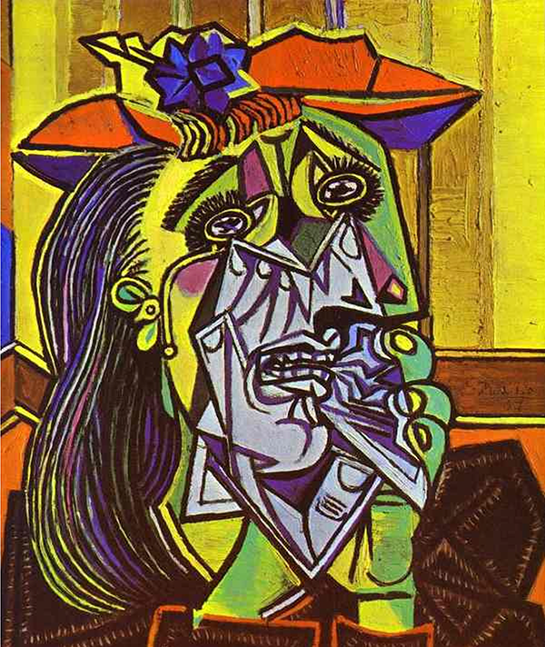 피카소 (Pablo Picasso),  '우는 여인'(Weeping Woman)' 1937년 작품