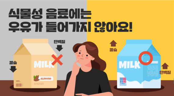 식약처, 우유 함유되지 않은 식물성 음료 우유라고 표시할 수 없어…