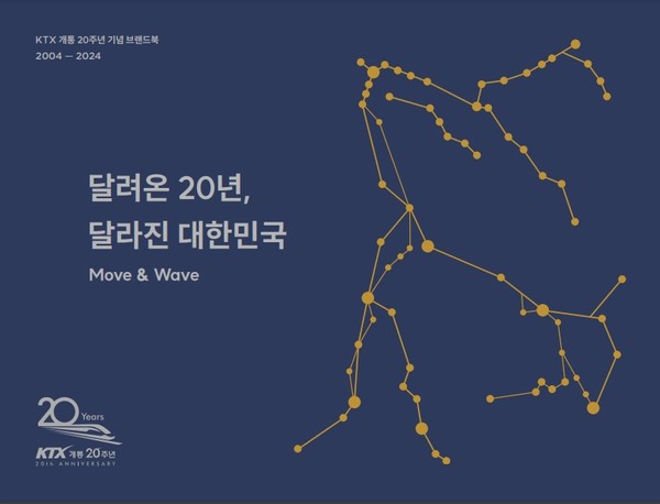 코레일, KTX 20주년 기념 브랜드북 '달려온 20년, 달라진 대한민국' 발간 / 사진 = 코레일 제공