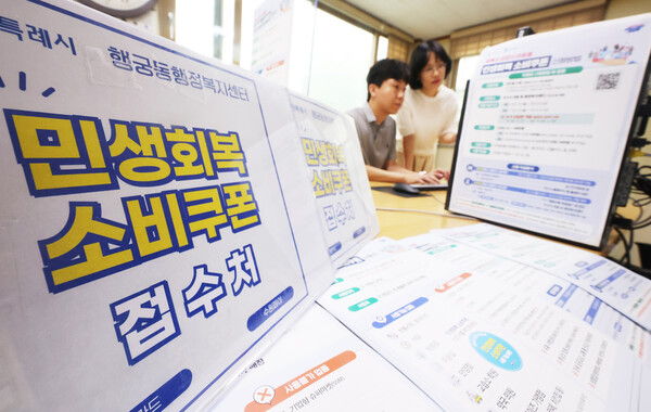 정부가 추진 중인 민생회복 소비쿠폰 제도 시행에 카드사와의 수수료 갈등이 해결되지 않은 채로 남았다. / 사진=연합뉴스