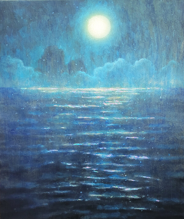 빛과 바다 시리즈 72.7x60.6cm, 2025