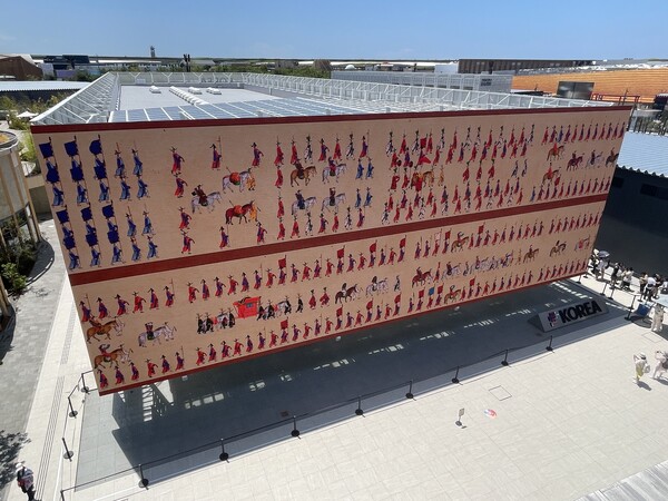 한국관 조선왕실행차 미디어아트 / 사진=국가유산진흥원