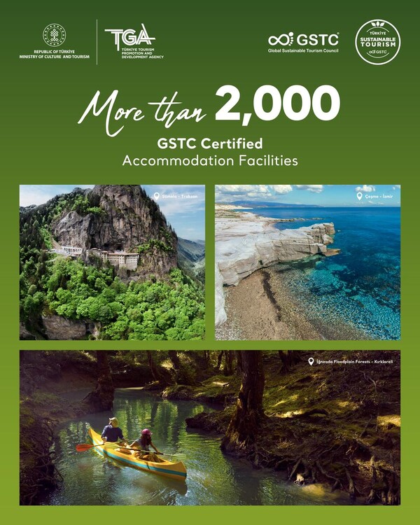 ‘2,000개 GSTC 인증 호텔 시대’…튀르키예, 세계 지속가능 관광 새 역사 썼다 / 사진=튀르키예 문화관광부