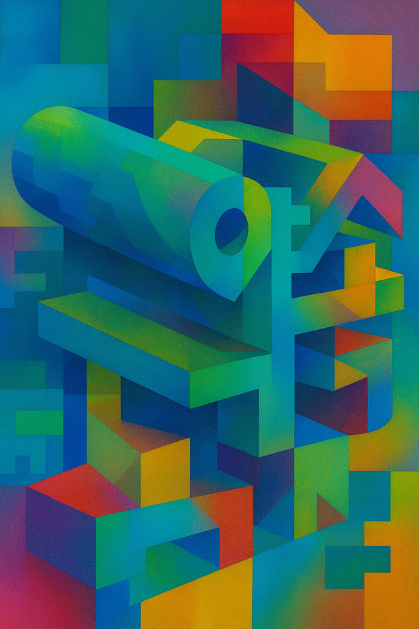 금보성 작가의 '한글 회화'. 작가 제공