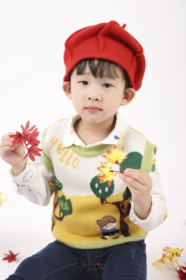 단풍빛 미소에 물든 가을, 지성우 모델 / 사진=플로르