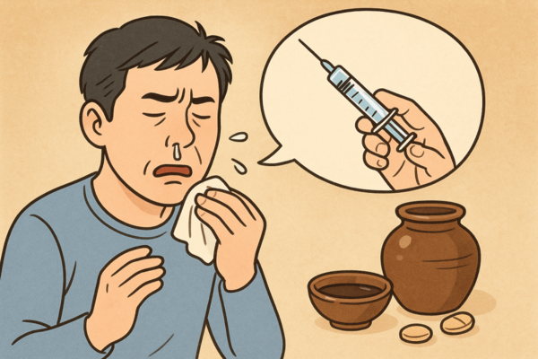 AI로 만든 감기 이미지.