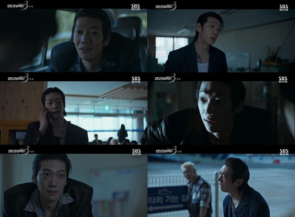 ‘모범택시3’ 하선재, 올백 헤어+섬뜩 눈빛…압도적인 빌런 연기 / 사진=SBS