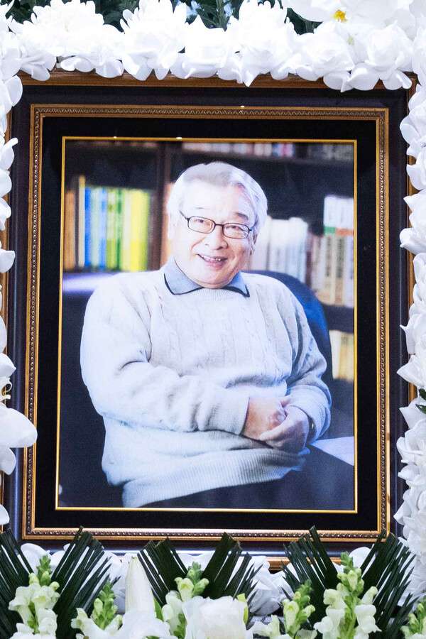 서울아산병원 장례식장에 마련된 국민배우 고 이순재 빈소./연합뉴스