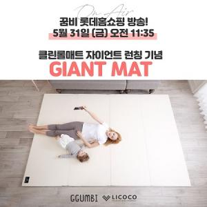 유아·놀이방<b>매트</b> '꿈비 리코코', 클린롤<b>매트</b> <b>자이언트</b> 런칭...31일 롯데...