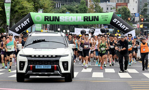 KGM, '2026 런서울런' 후원…무쏘 EV로 친환경 스포츠 마케팅